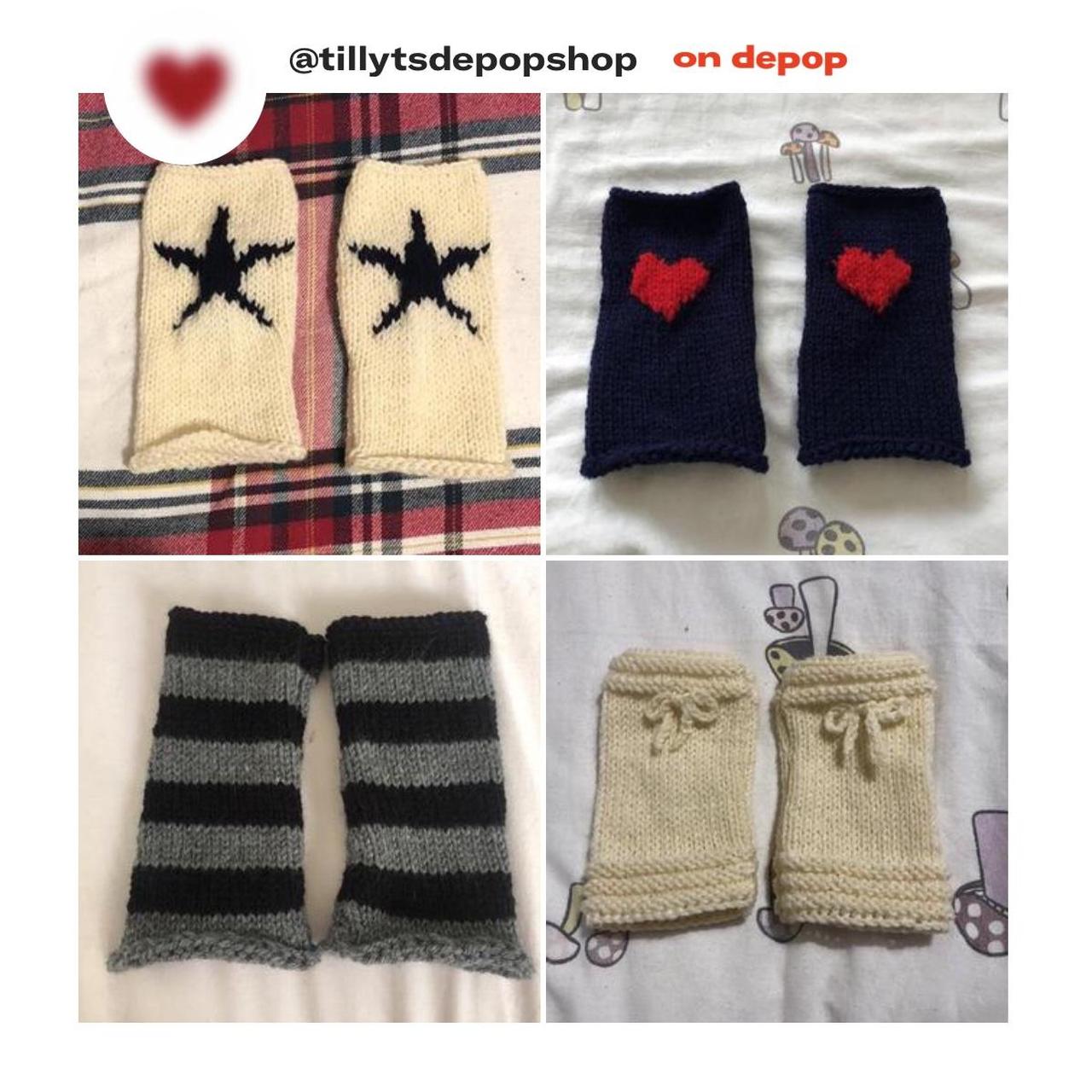 Handknitted custom fingerless gloves!