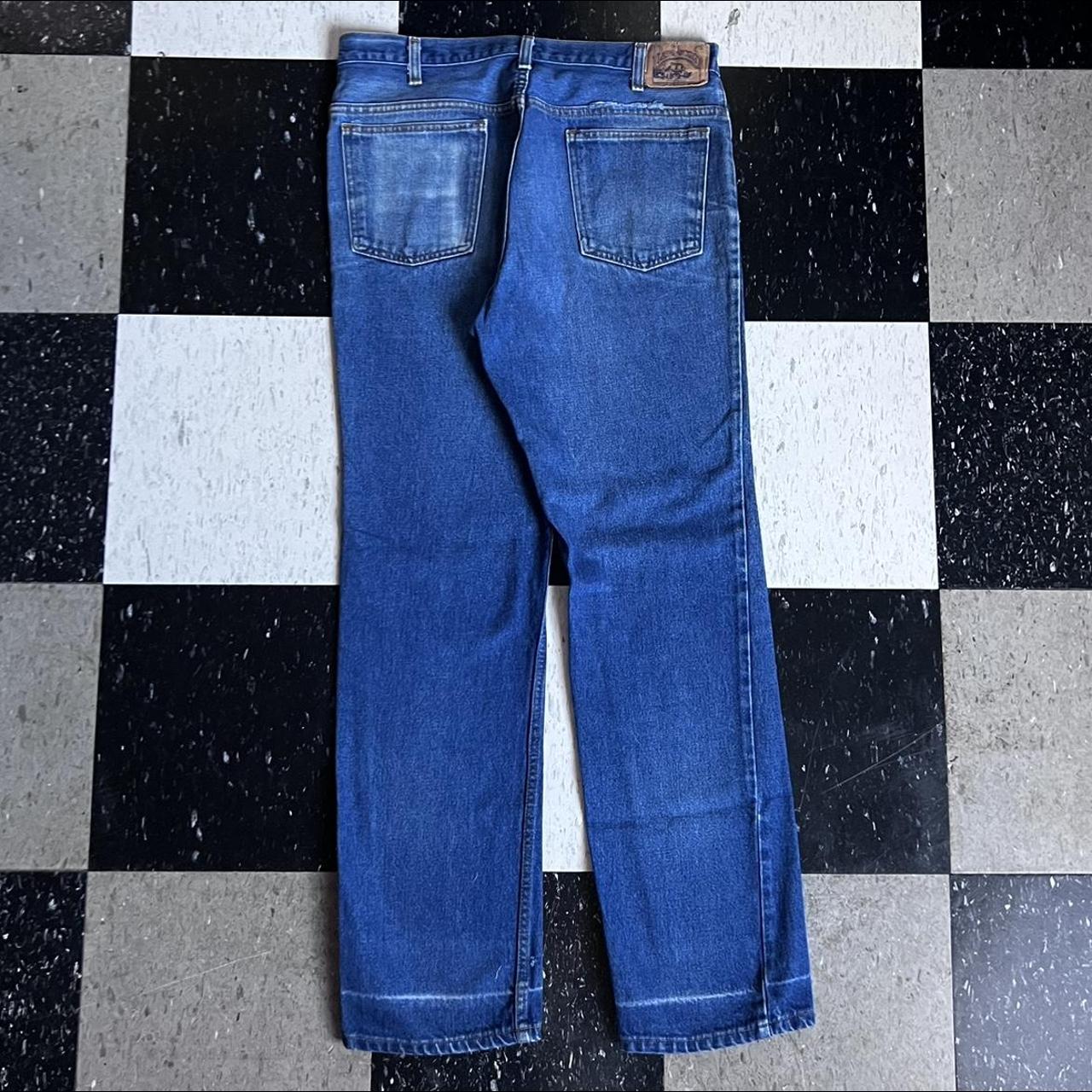 vintage 80s jcpenney “plain pockets” blue jeans size... - Depop