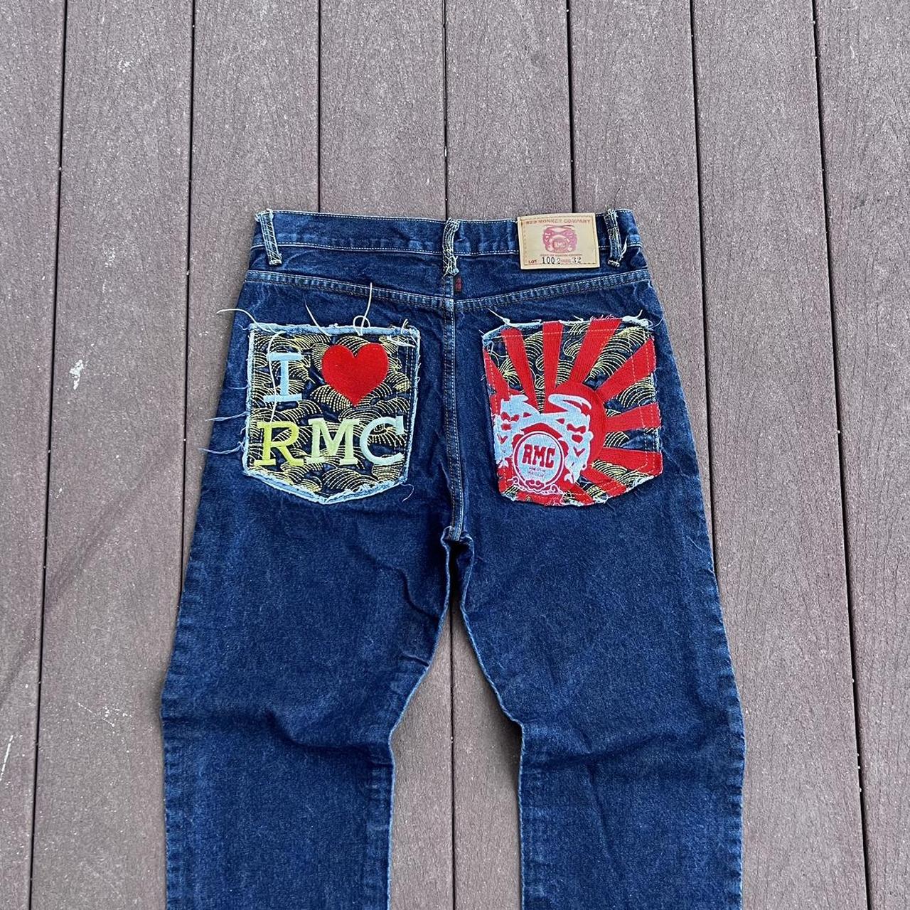 Men's Red Designer Denim & Jeans