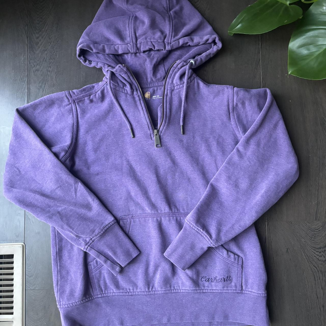 Women's carhartt store quarter zip hoodie