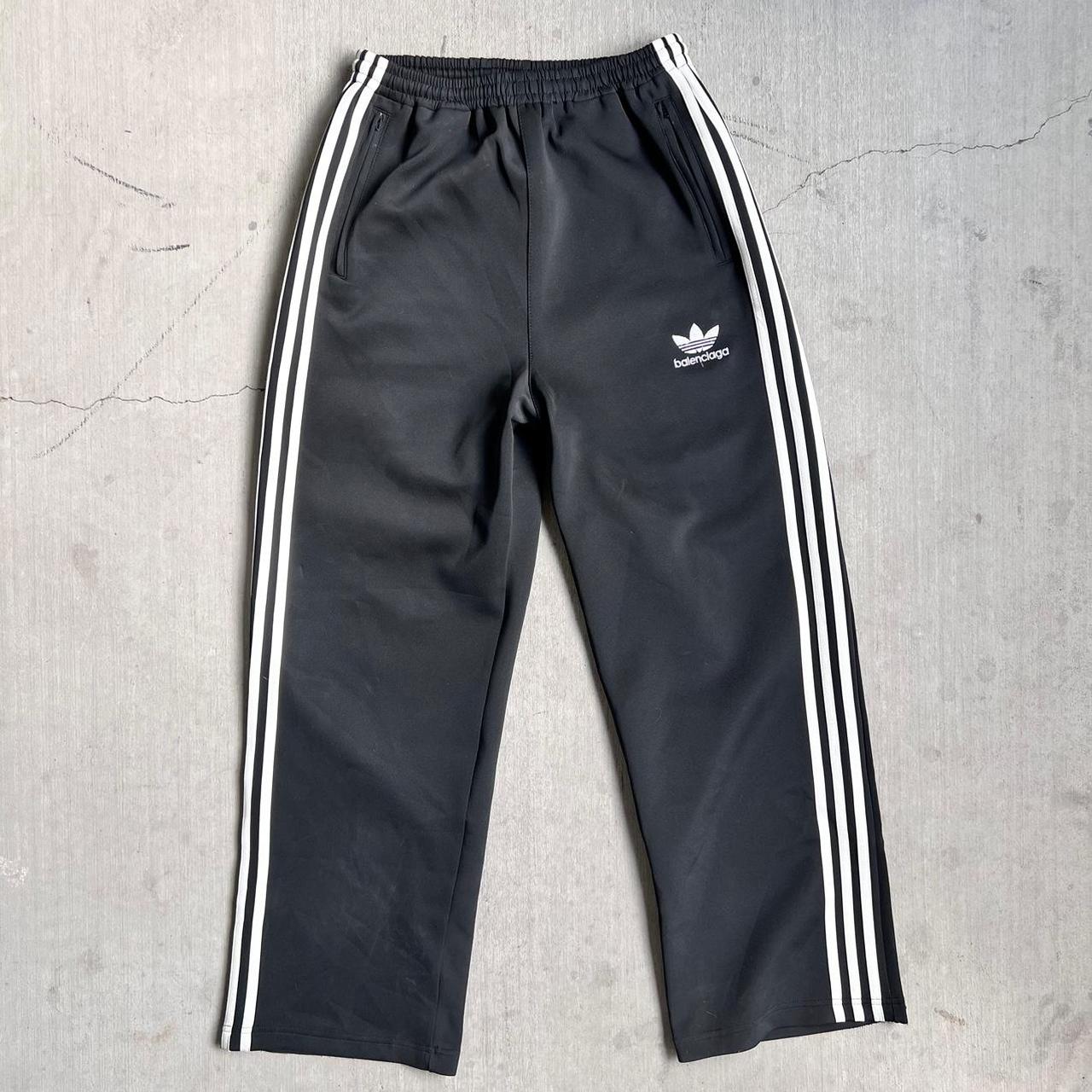 Balenciaga Adidas Wide Leg Track Striped | Depop