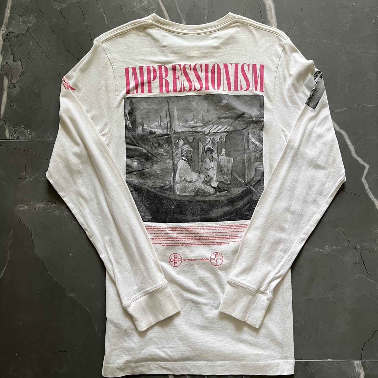 Impressionism off white sales shirt