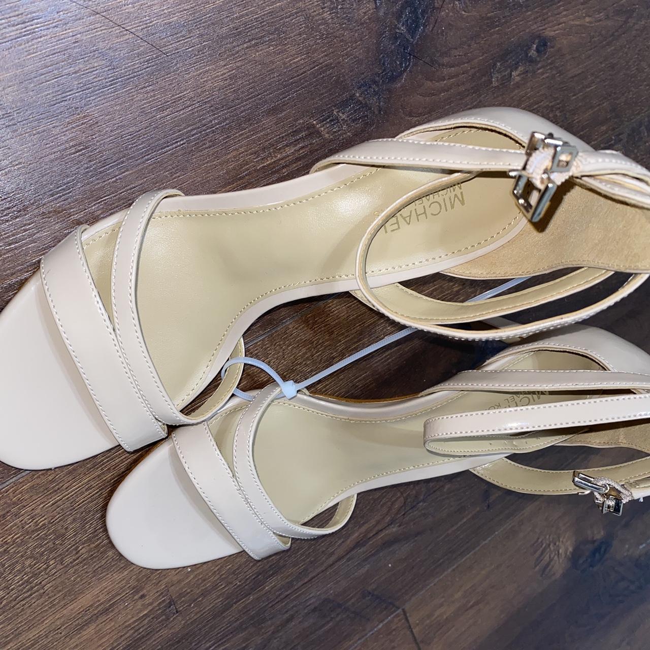 michael kors tan heels