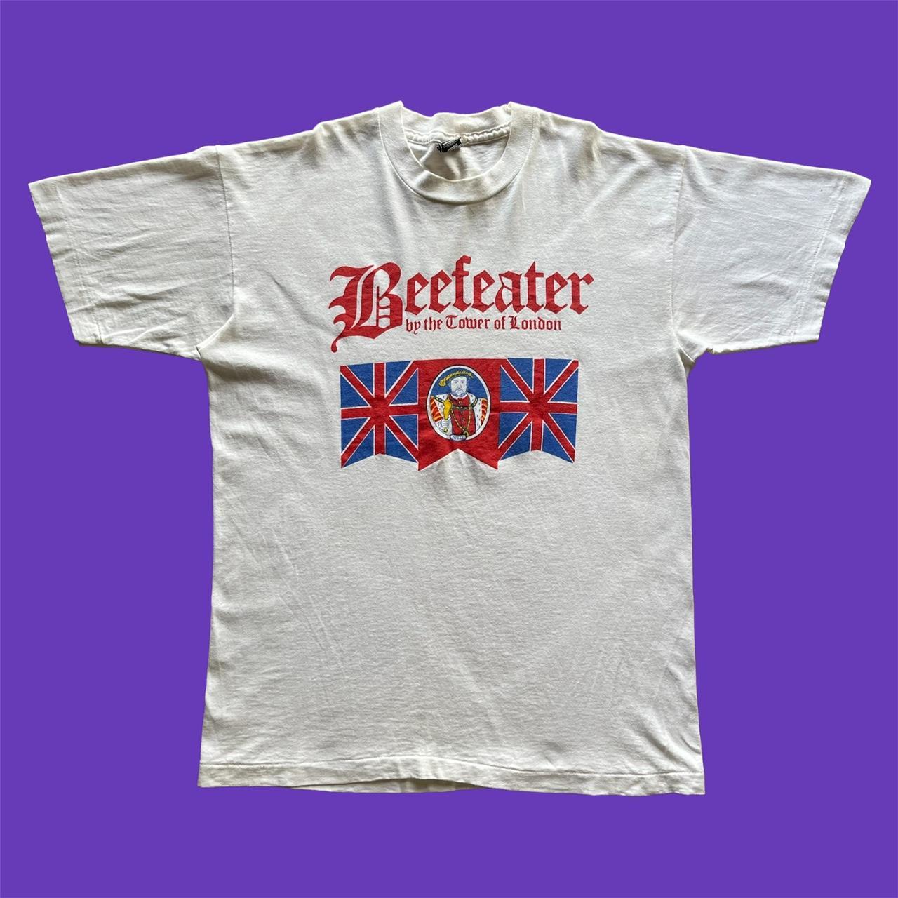 Vintage Beefeater by the Tower of London t shirt •... - Depop