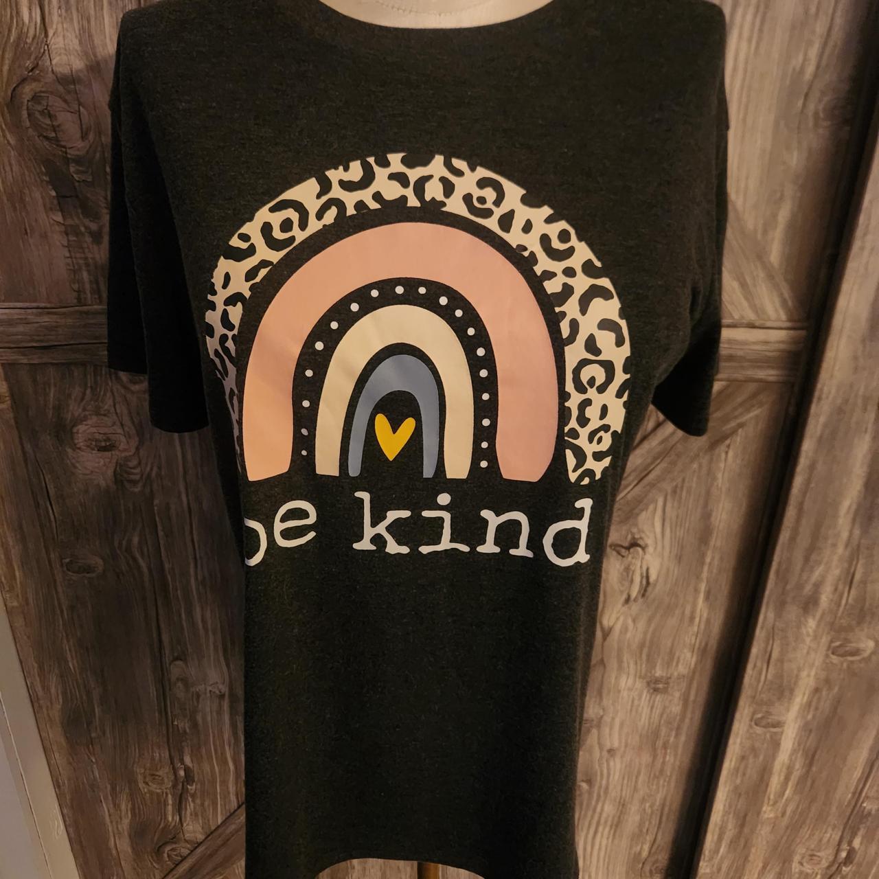 Source Unknown Women's T-shirt - Black/Grey - XL … - image 1