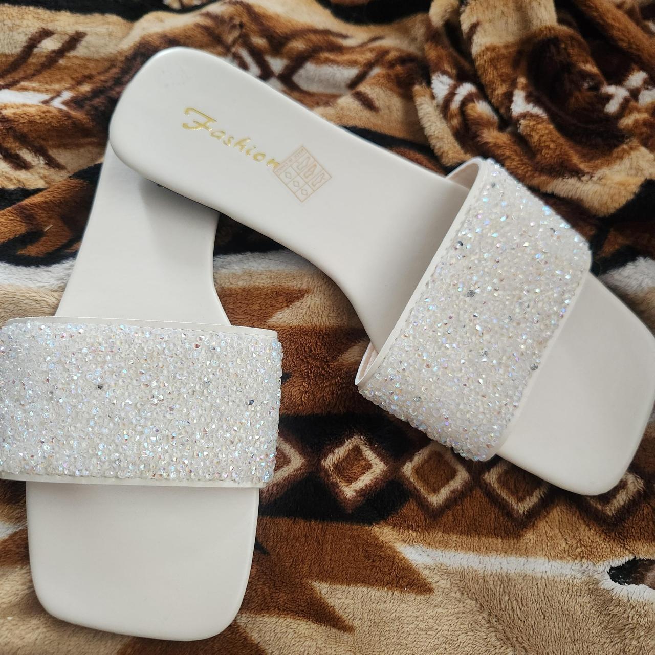 Source Unknown Women's Slides - White/Cream – Whi… - image 1