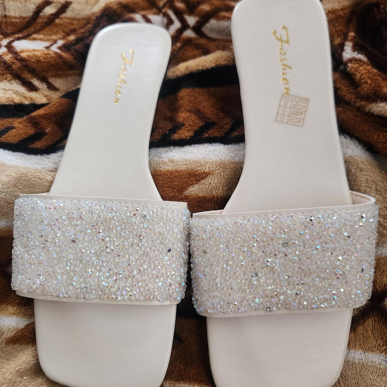 Source Unknown Women's Slides - White/Cream – Whi… - image 2