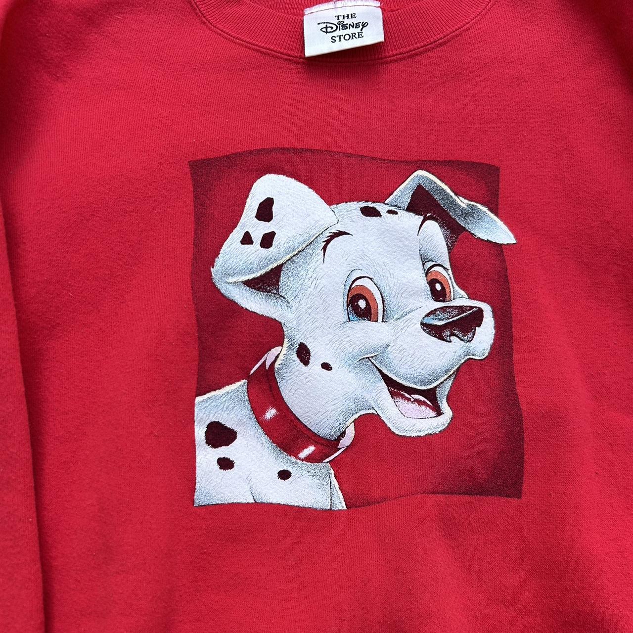 Vintage Dalmatians Crewneck Sweatshirt Size Large L Puppy outlet Breed 101 Dalmatians 1990s 90s All Over Pet Dog