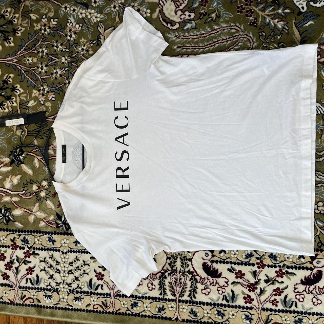 White Versace Tee Bought at the Fort Lauderdale... Depop