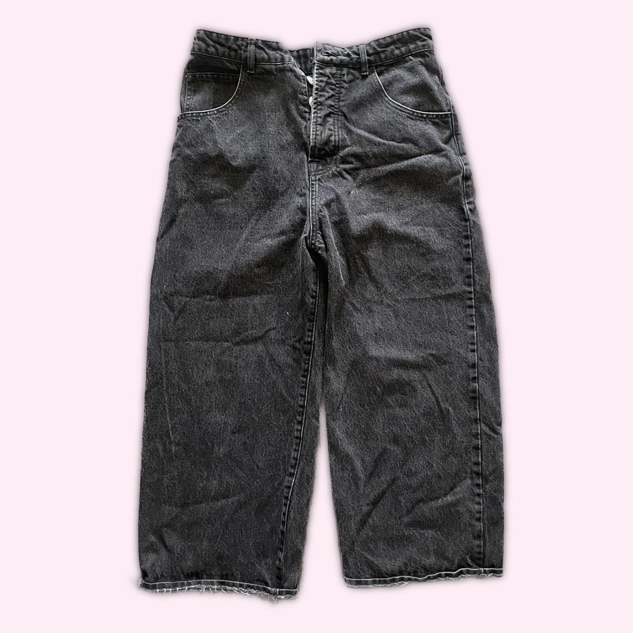 NiiHai Women's Black Jeans Depop