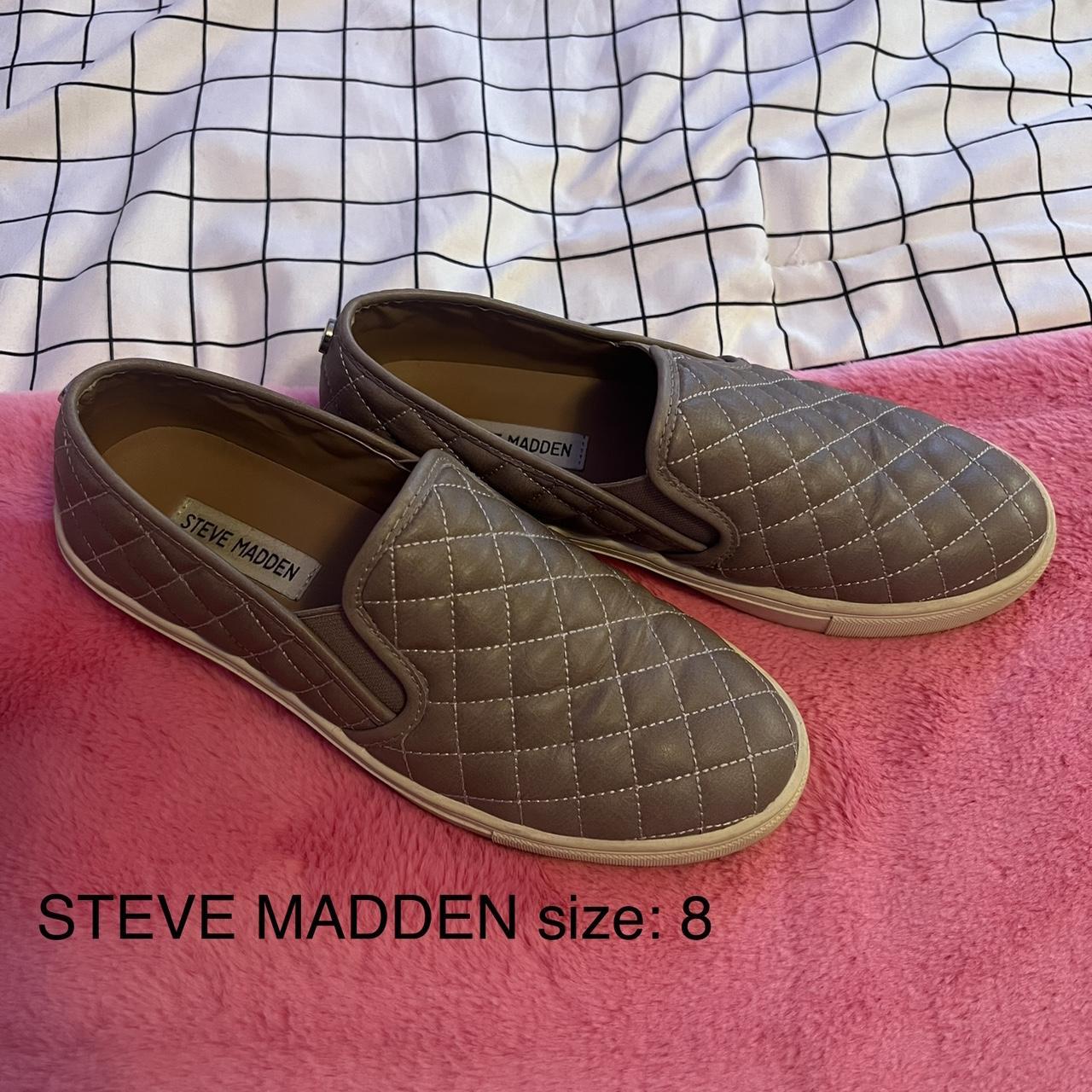 good condition Steve Madden Ecentrcq flat sneakers