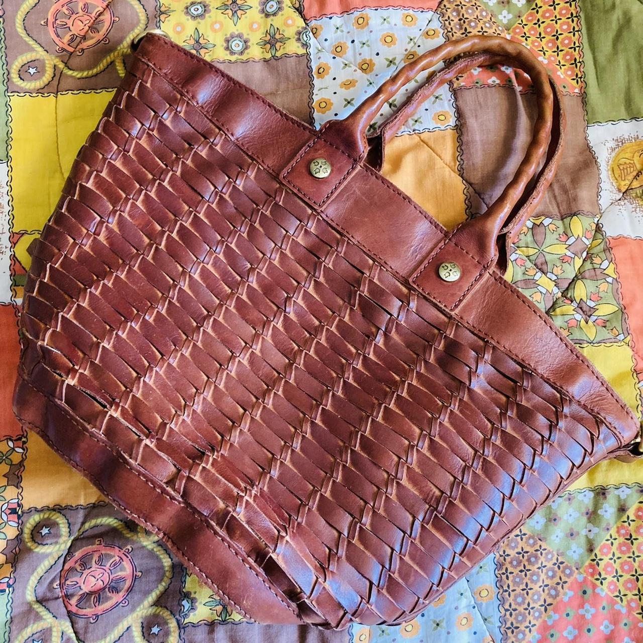 Patricia Nash Women S Brown And Gold Bag Depop   P0 