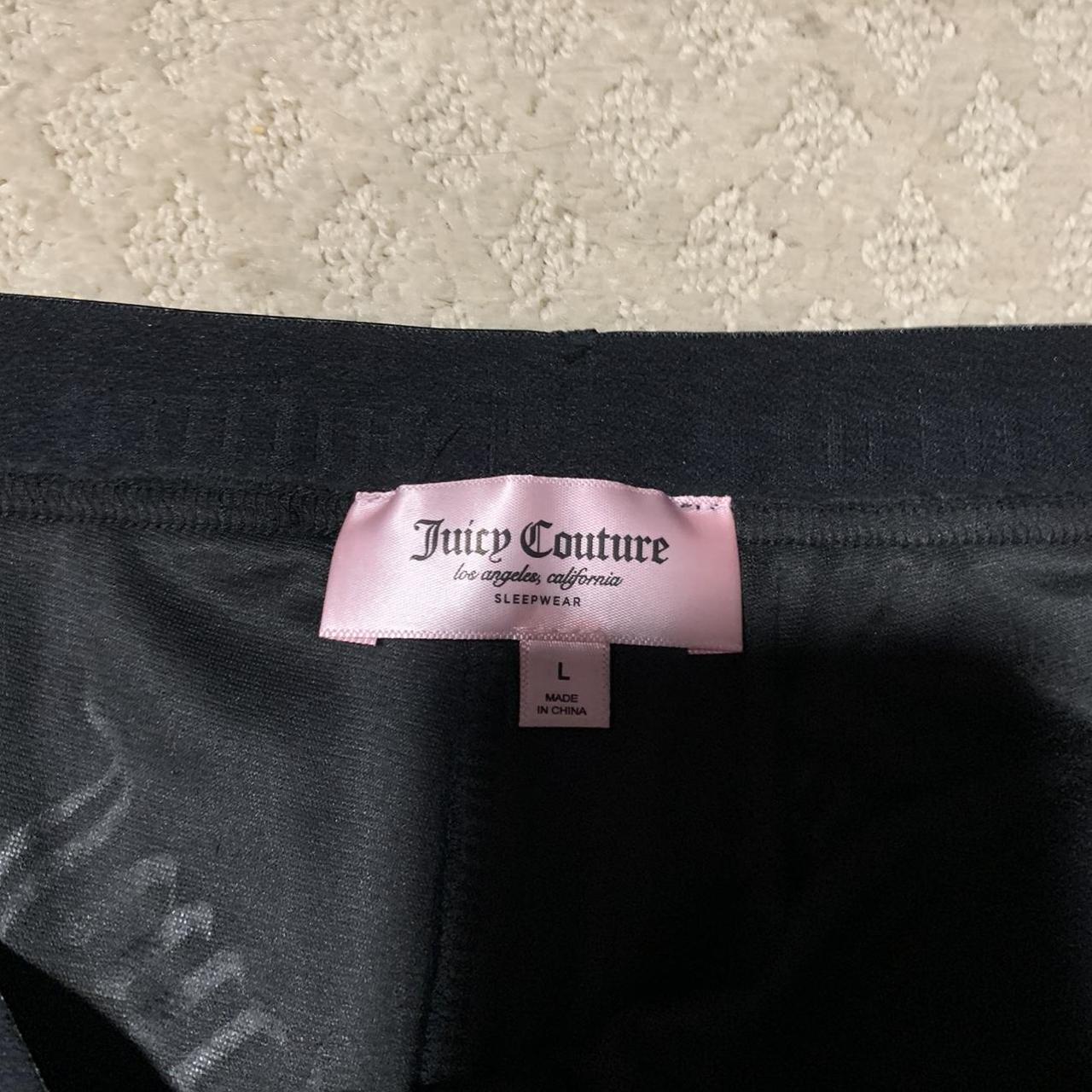 Black juicy couture pajama shorts Depop payments only - Depop