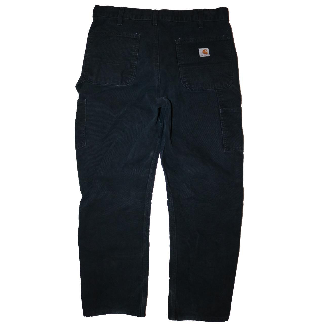 Carhartt Men's Black Jeans Depop