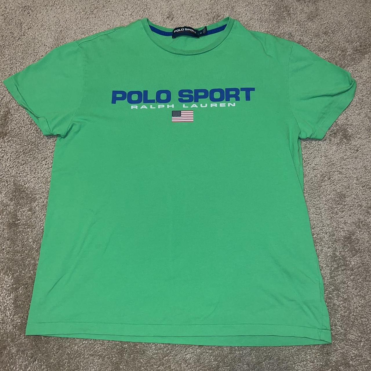 Polo Sport Men's Green T-shirt | Depop