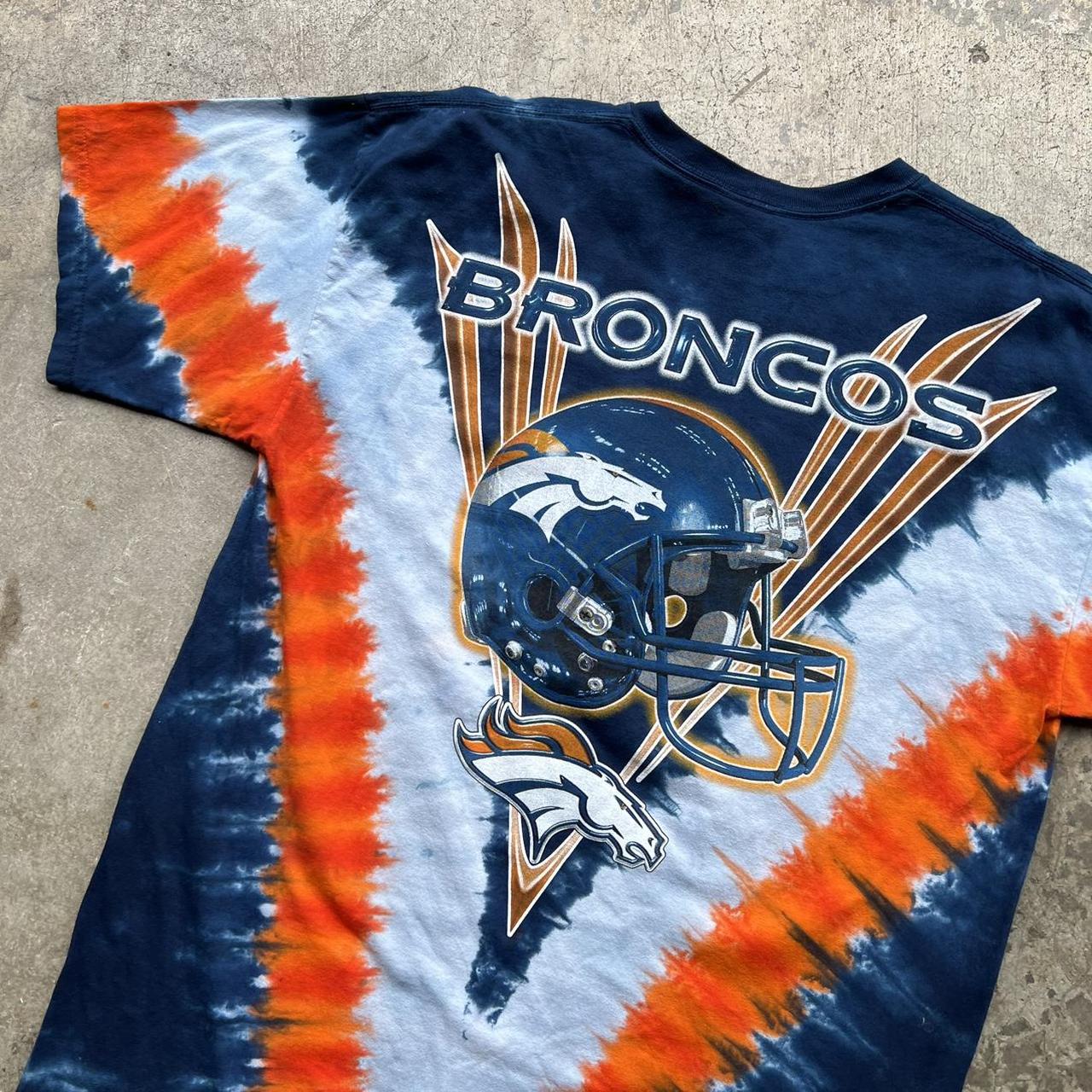 Vintage Denver Broncos Shirt XL 23” x 31” 2000s tie... - Depop