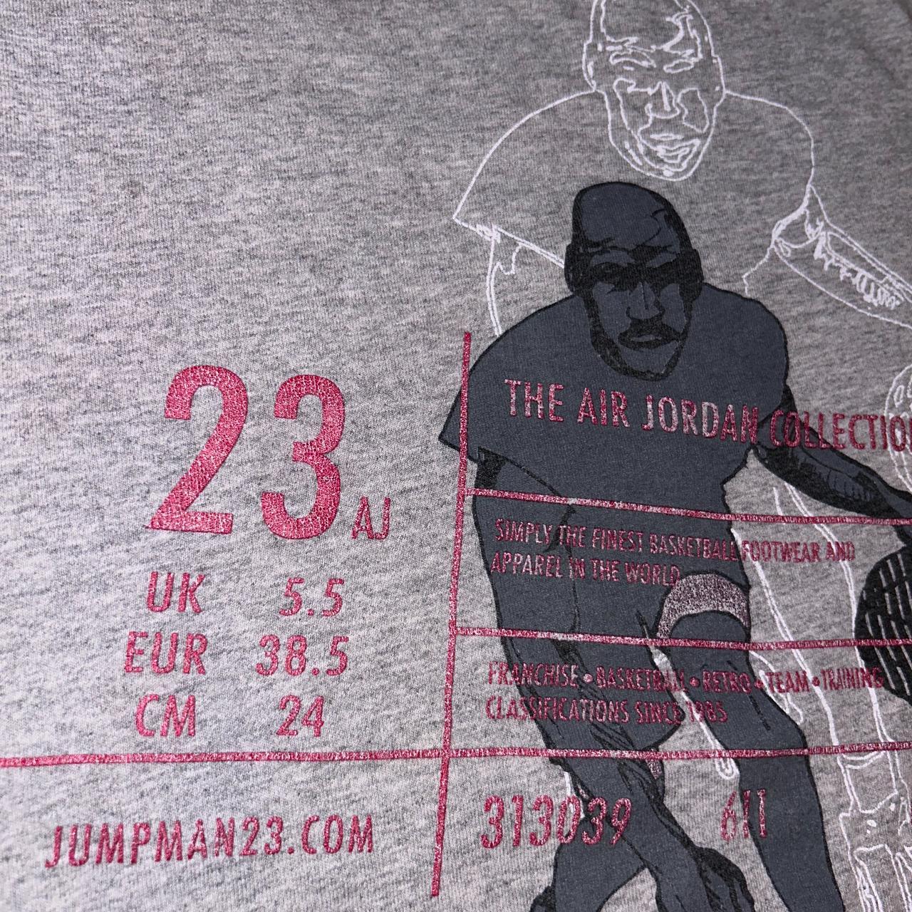 Jordan Men's Grey and Black T-shirt (2)