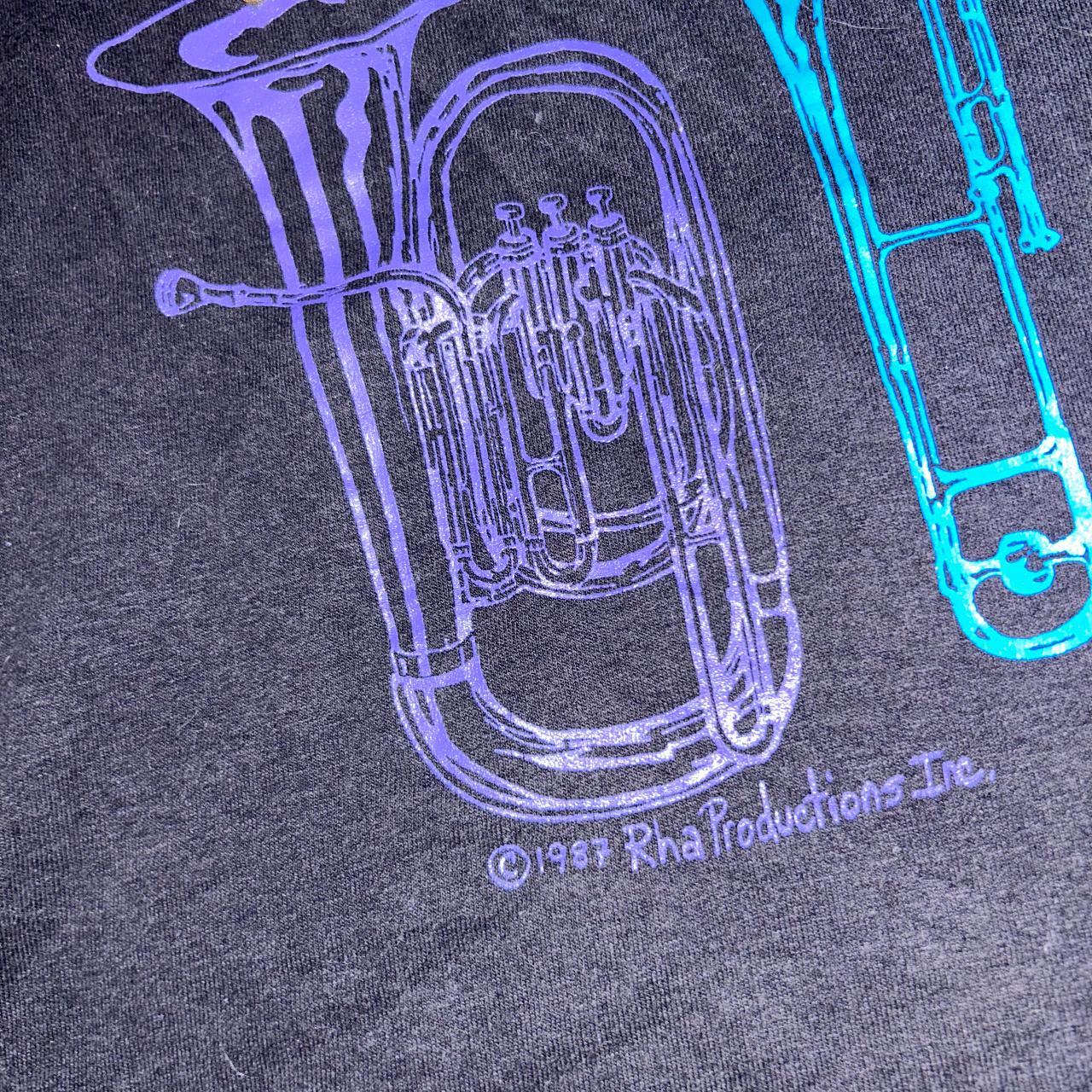 Vintage 1987 Brass Instruments tee -Made in... - Depop