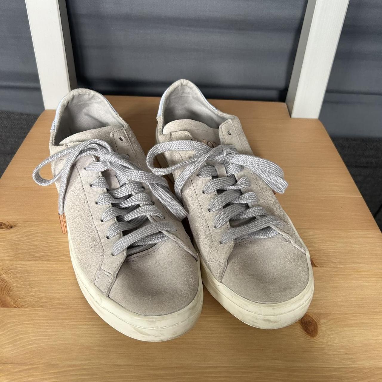 Adidas Court Vantage suede trainers in. Depop