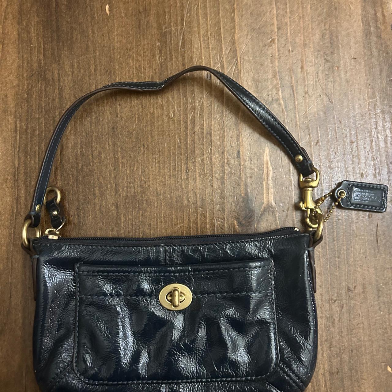 coach mini demi pouchette bag 💗🤍 very rare color - Depop