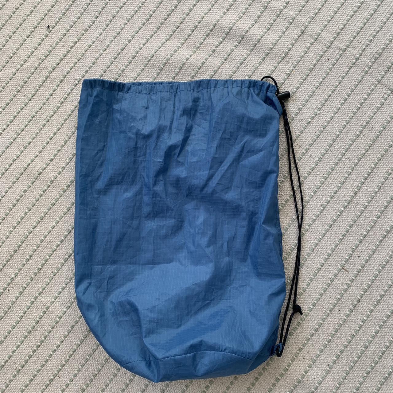 Vintage blue nylon swim bag! In perfect... - Depop