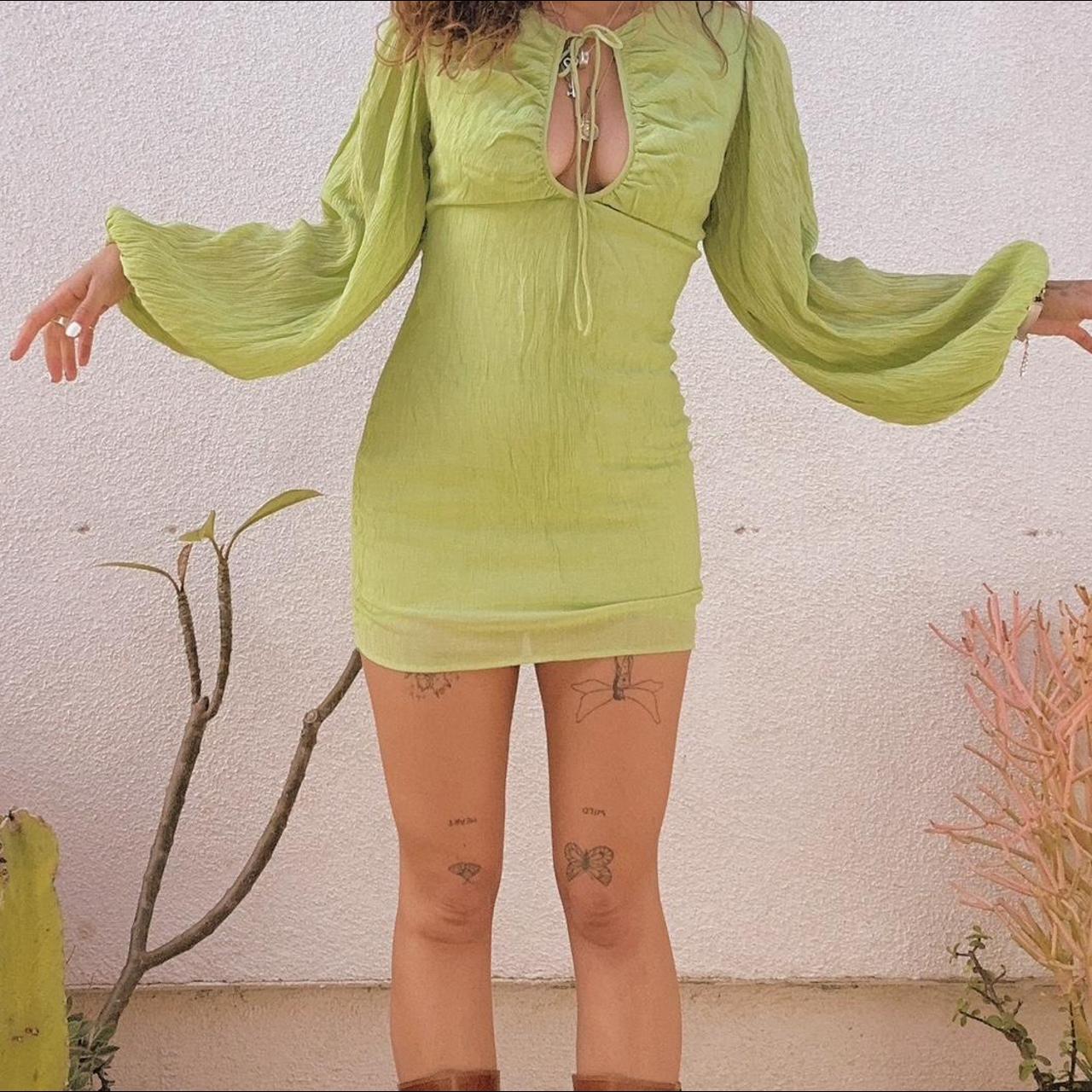 Sabo Skirt Women's Green Dress Depop