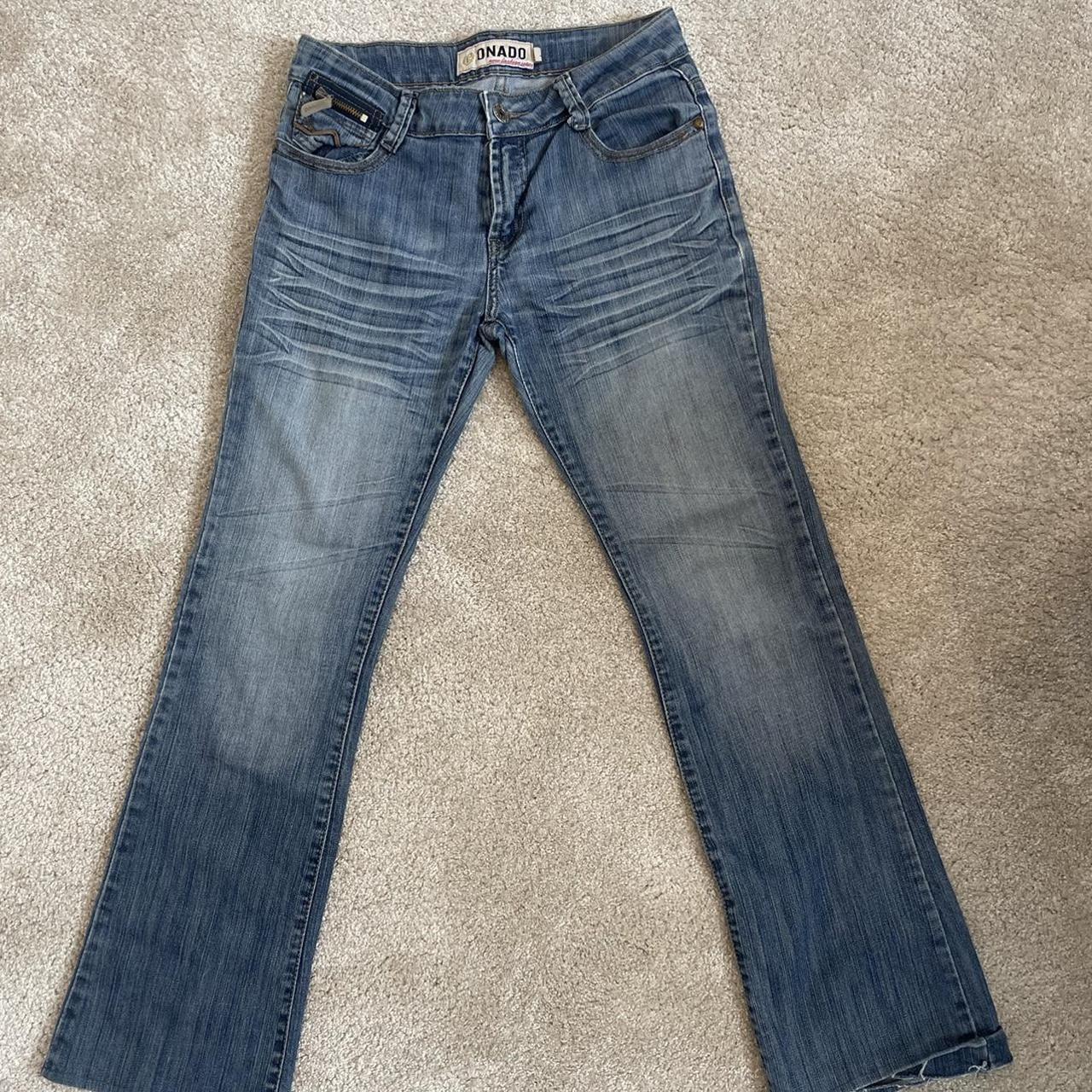 low rise blue wash vintage Onado jeans so so cute... - Depop