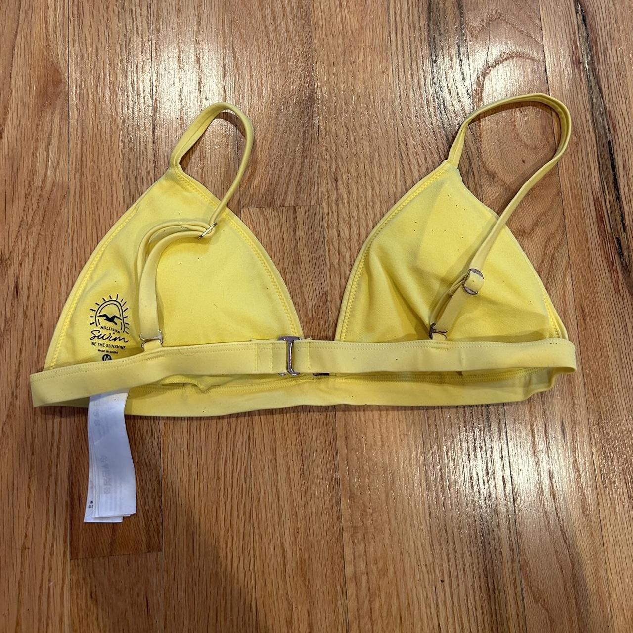 Hollister Co. Women's Yellow Bikiniandtankinitops Depop