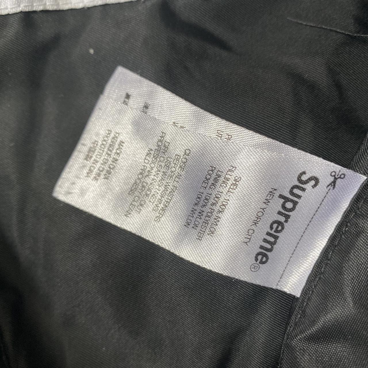 Supreme alpha industries flight pants black with | Depop