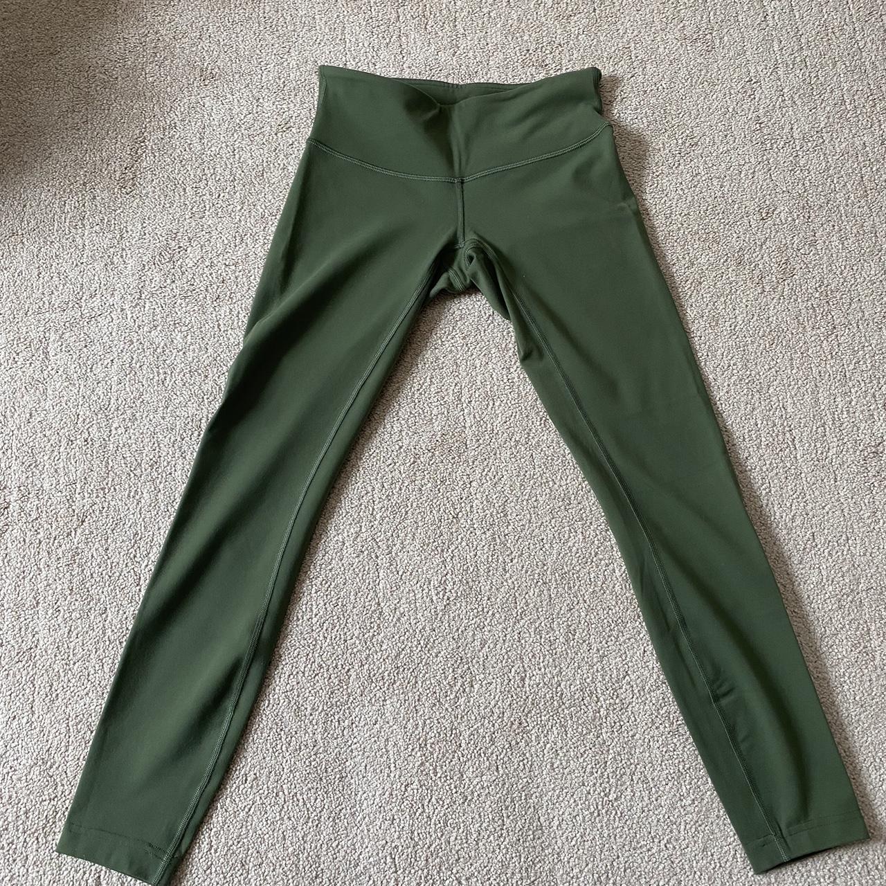 Forest green lululemon leggings best sale