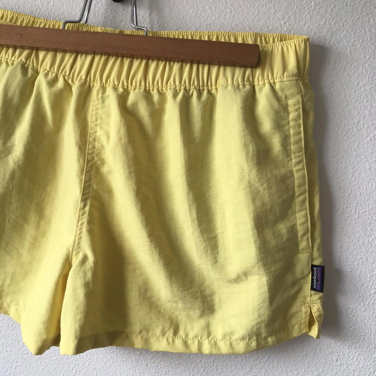 patagonia barely baggies yellow