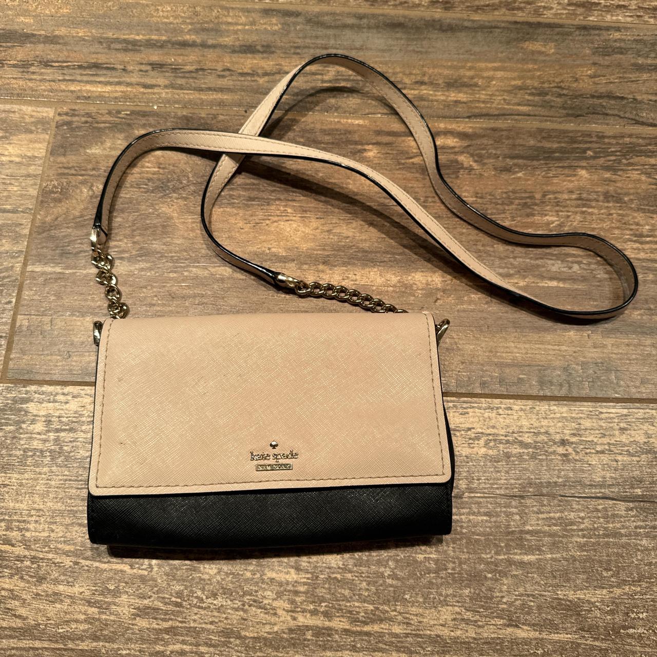 Kate spade beige and black bag sale