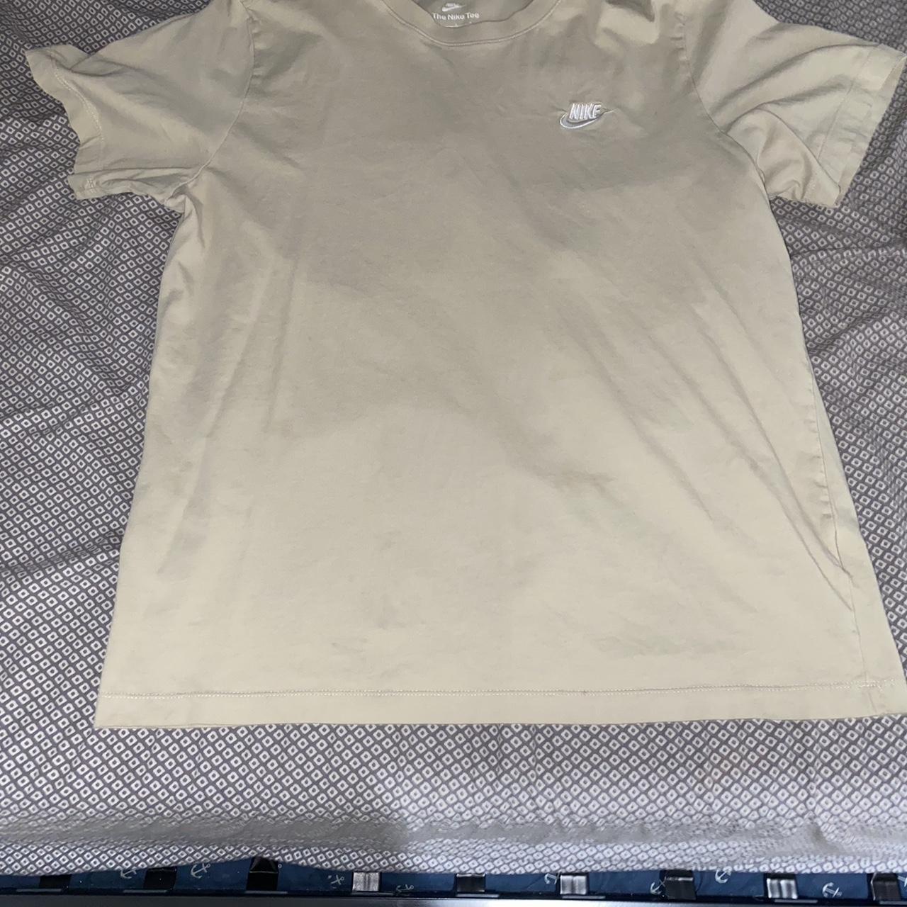 cream nike shirts