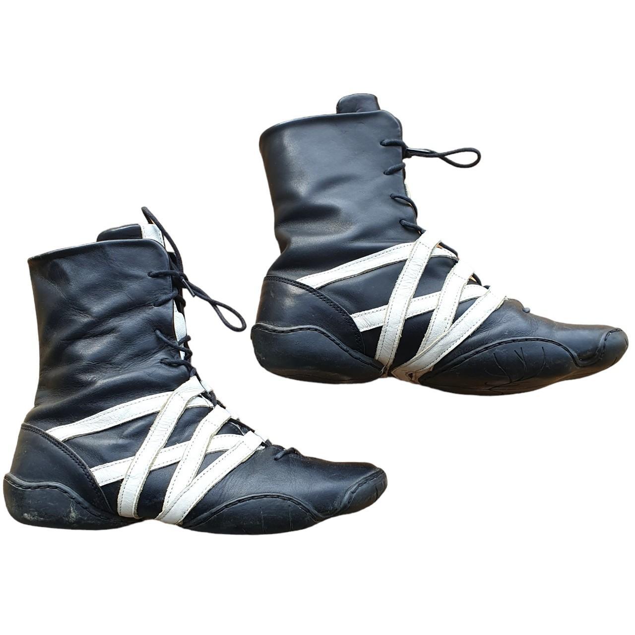 Vintage Marithé + François Girbaud leather boxing | Depop