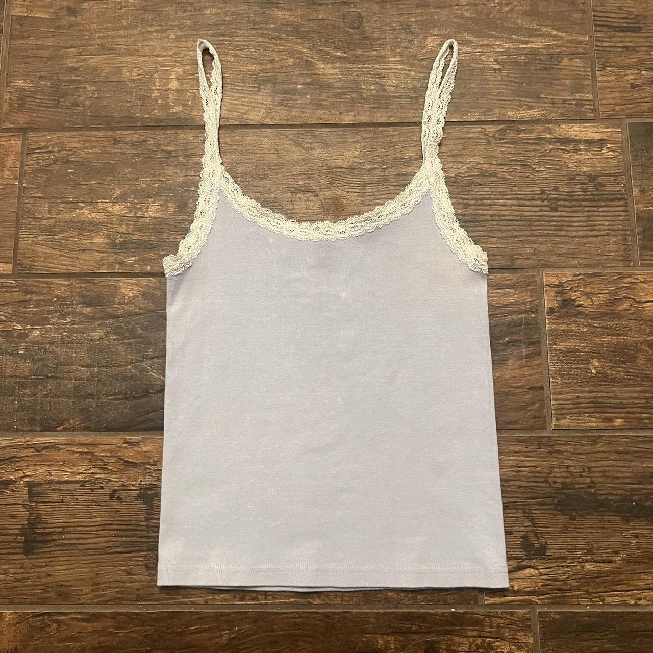 Edith Lace Tank 🤍 *it stretches in the chest line - Depop