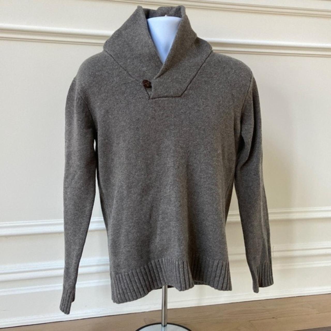 Marine Layer Wool Shawlneck Pullover store Sweater