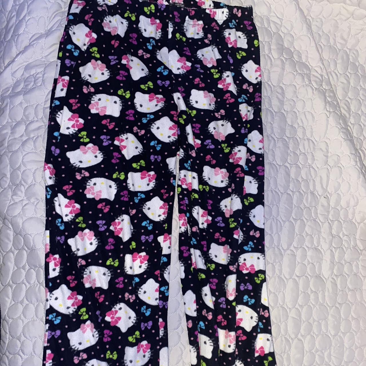 Hello Kitty Women's Black Pajamas Depop