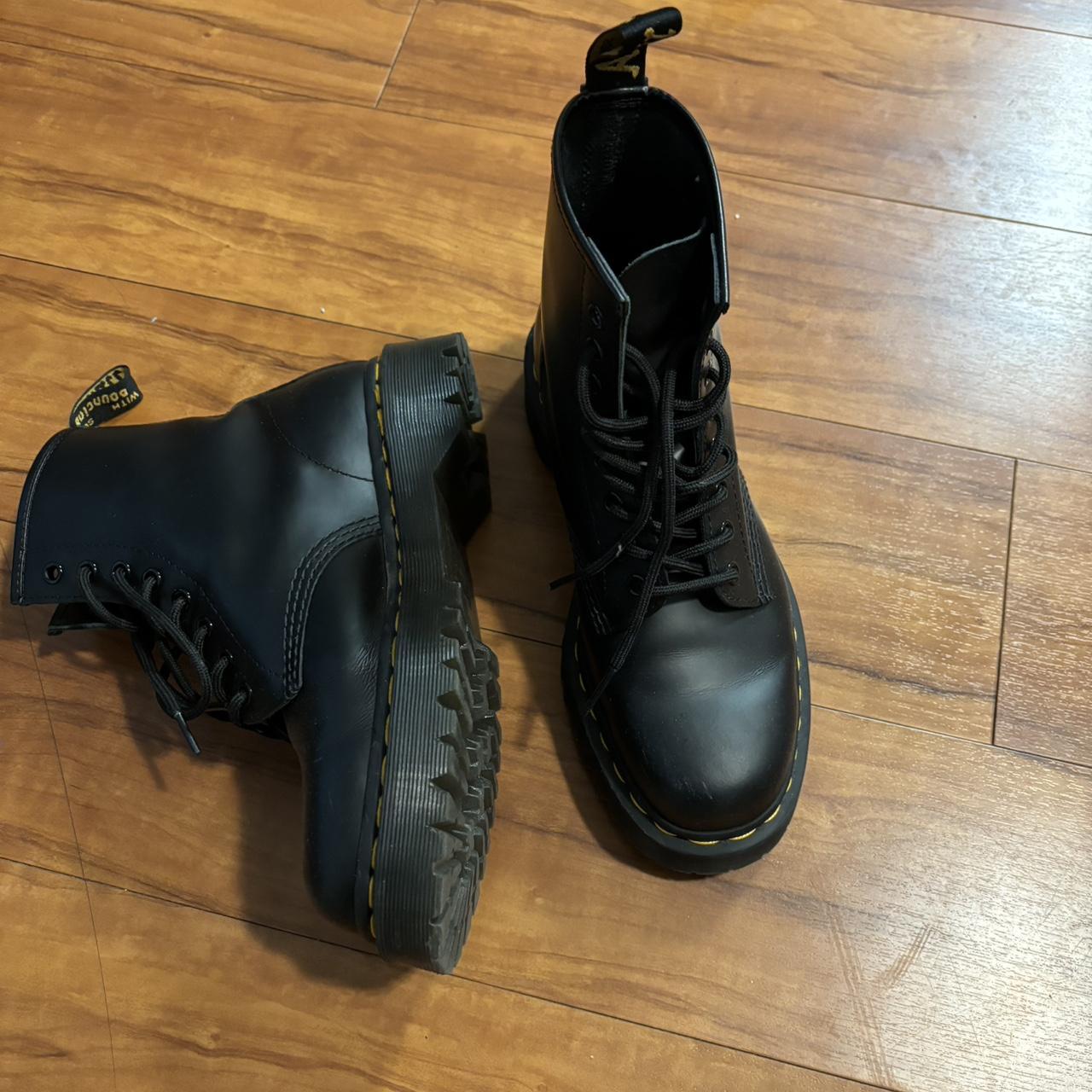 1460 bex smooth leather platform boots