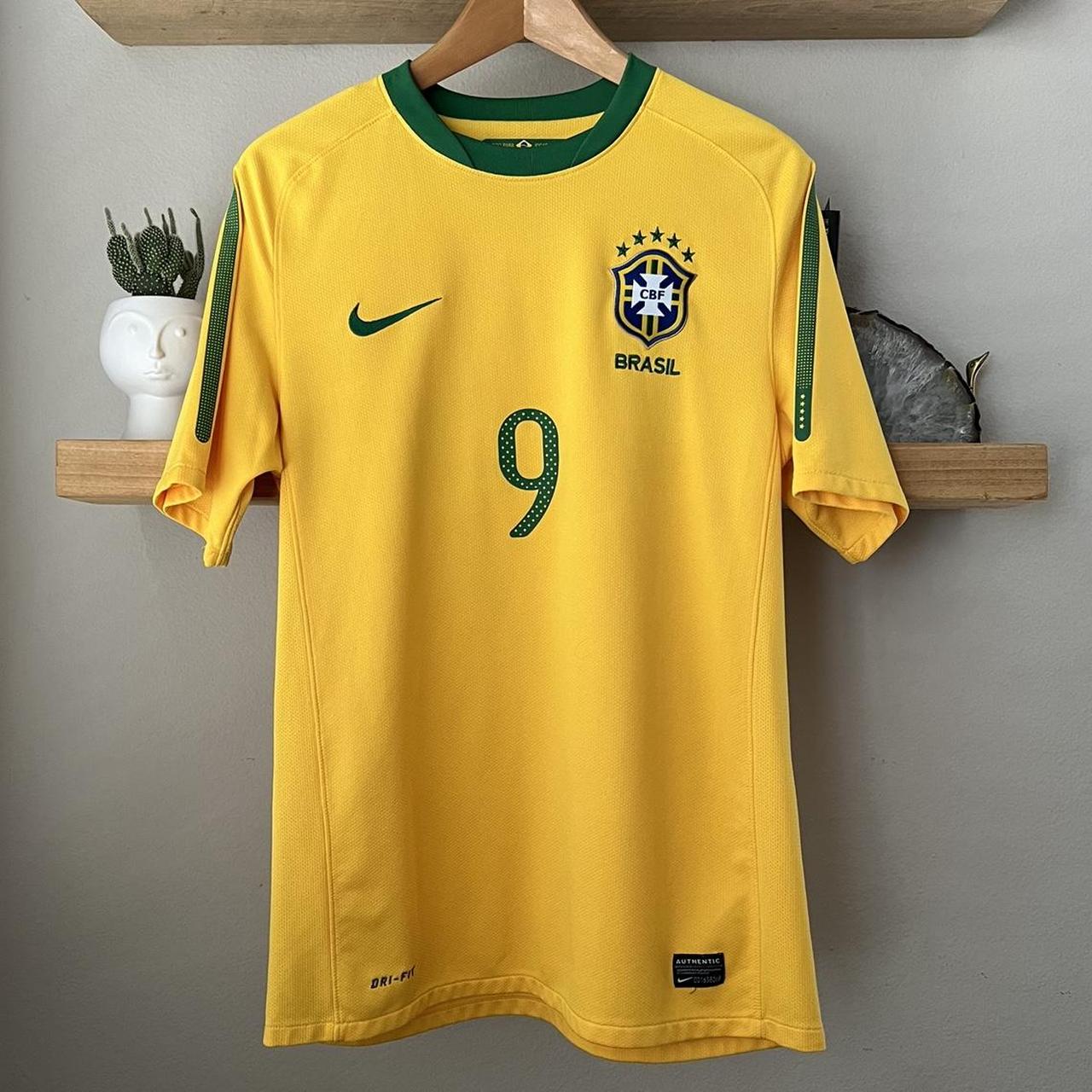 Soccer jersey vintage Brazil size... - Depop