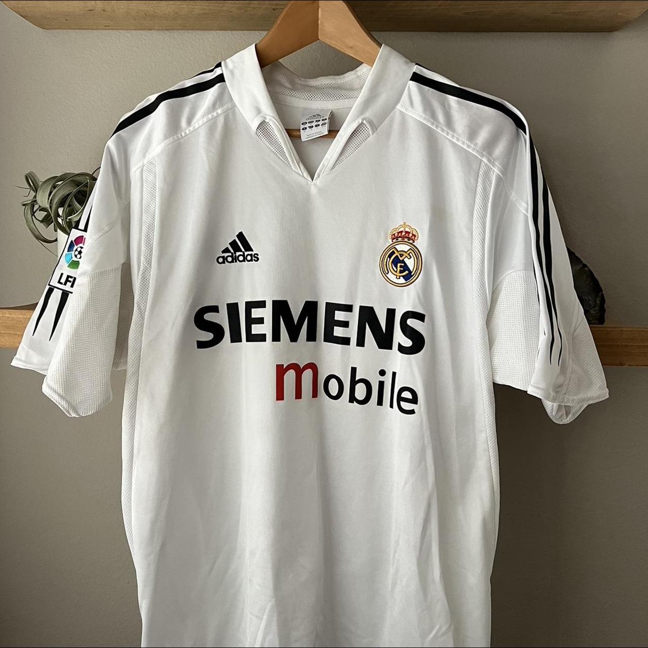 Soccer jersey vintage rare Real Madrid size | Depop