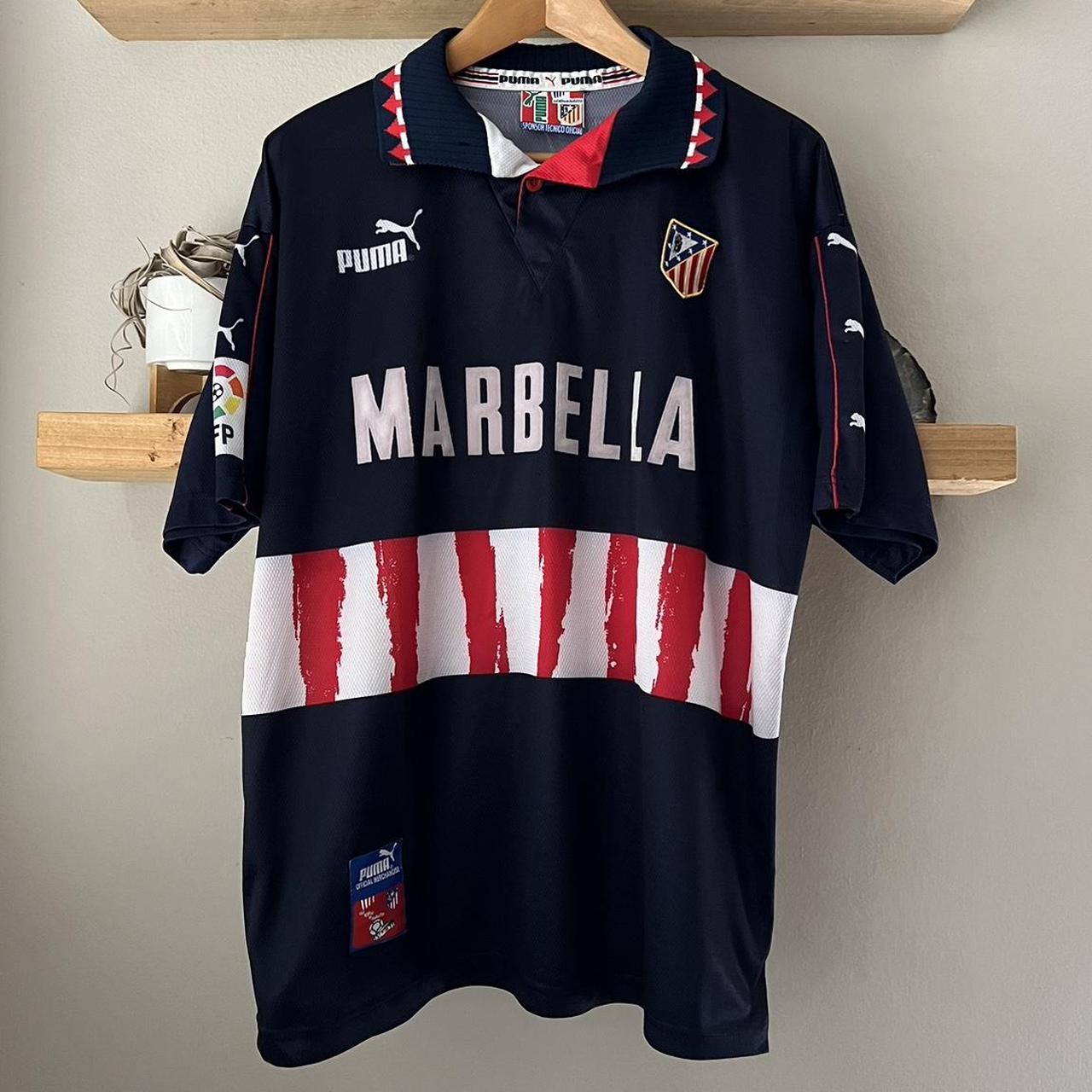 Camiseta retro Atlético Madrid Azul 1997-1998 comprar