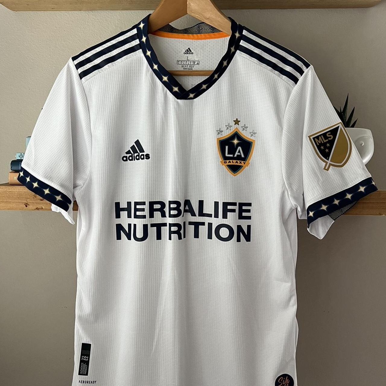 Soccer jersey LA Galaxy size | Depop