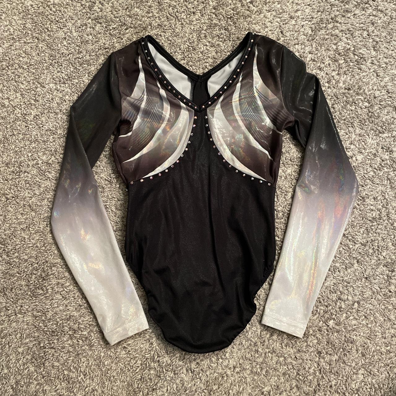 GK Long Sleeve Leotard. The Tag Has Been Cut Out But... - Depop