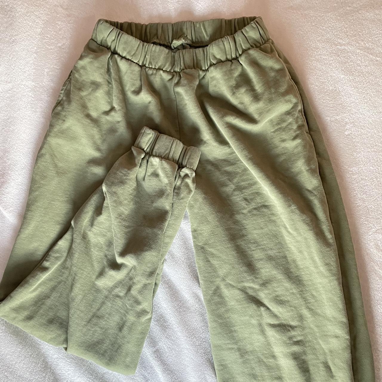 Brandy Melville Matcha Green Sweatpants Depop