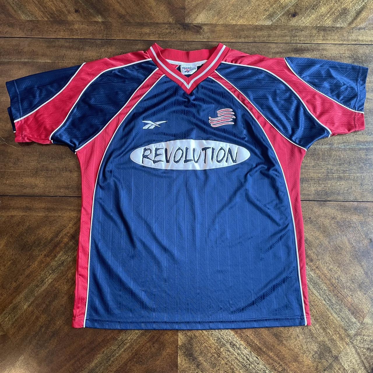 New England Revolution jersey by Xara. Great feel - Depop