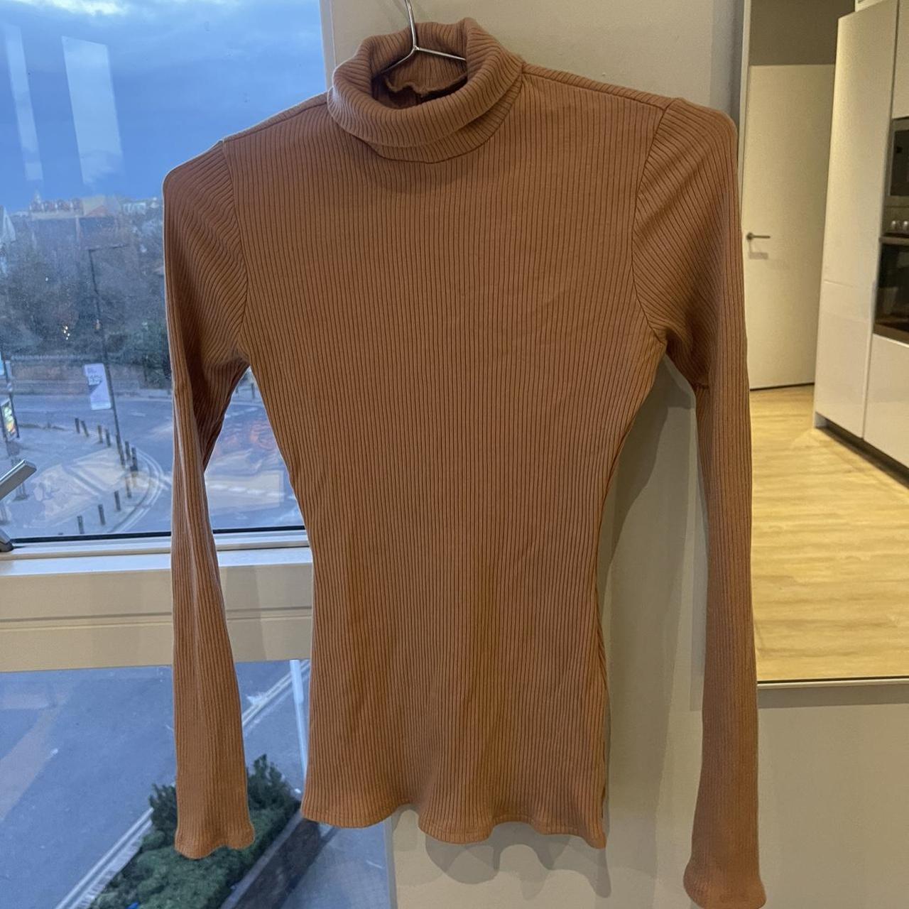 Reformation Women's Tan Poloshirts Depop