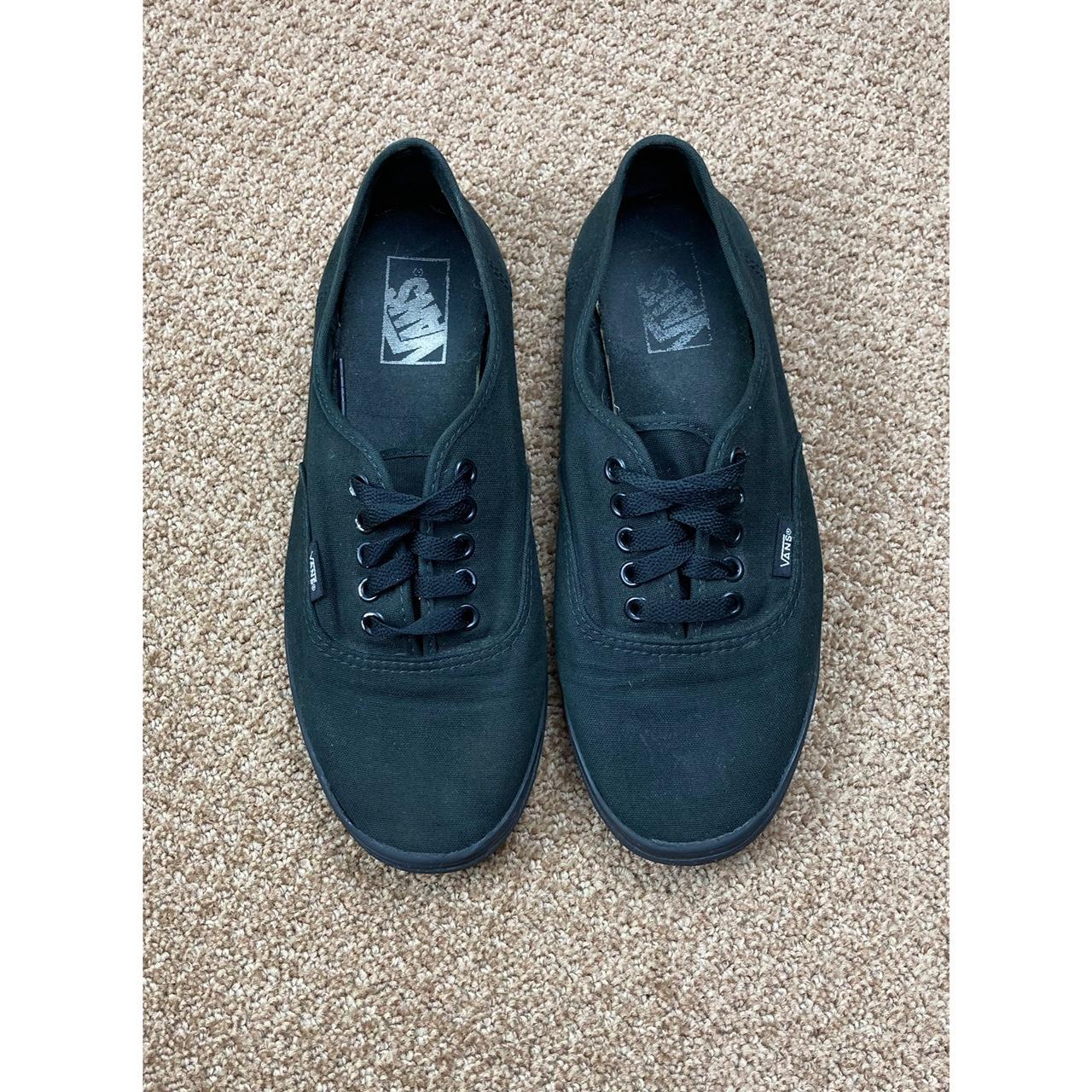 Vans black authentic deals lo pro trainers