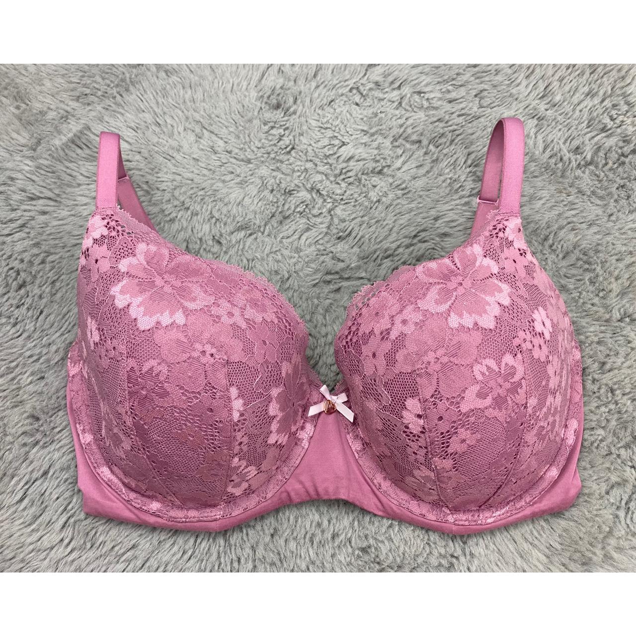 Victoria's Secret Push up Bra Size 36D Hot pink - Depop