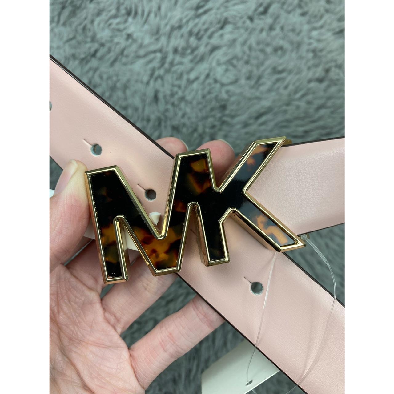 Michael kors hot sale pink belt