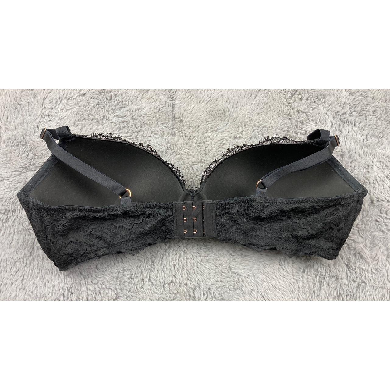 Victoria’s Secret black lace wireless padded bra